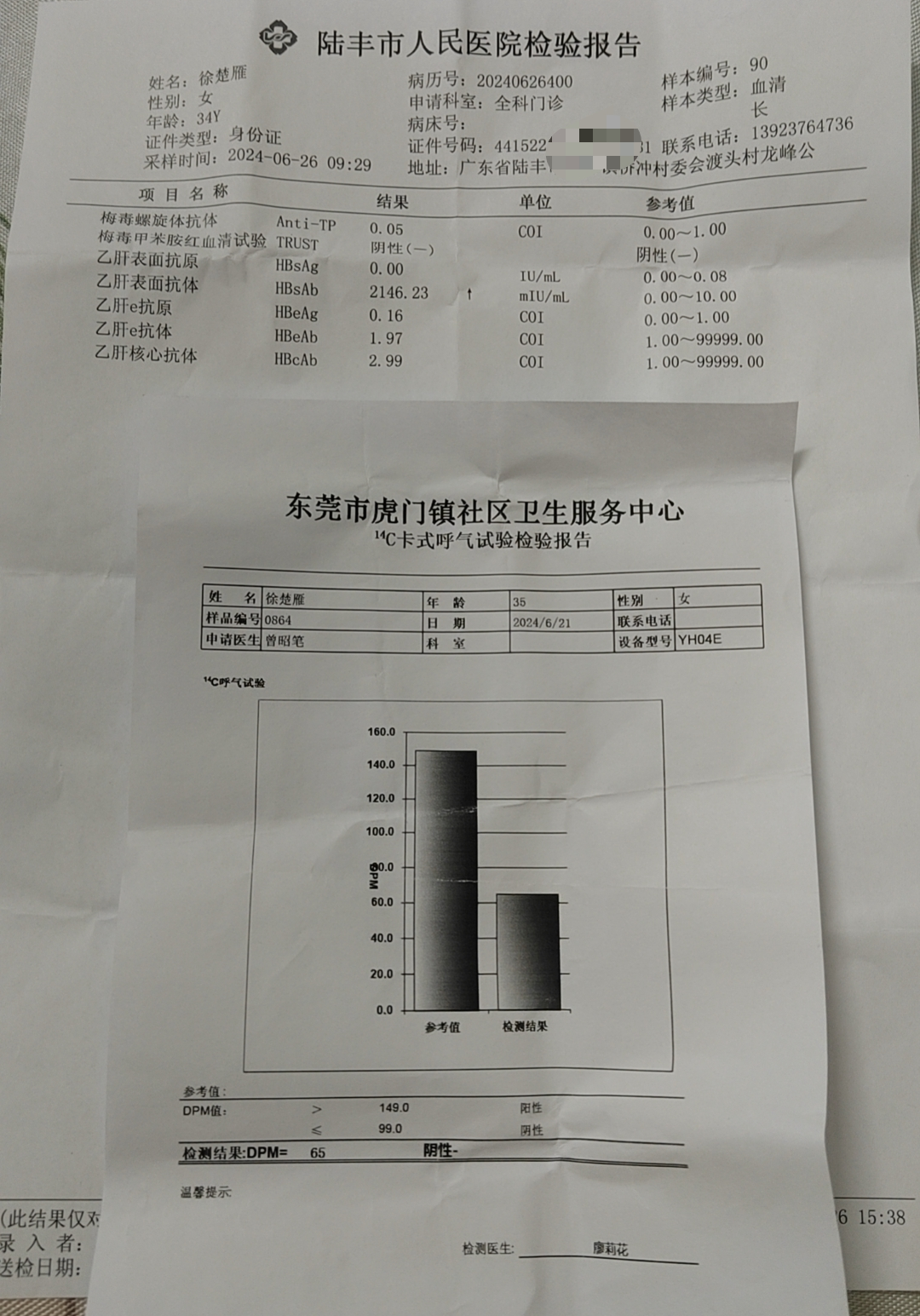 2024.6.26獲得術前三項