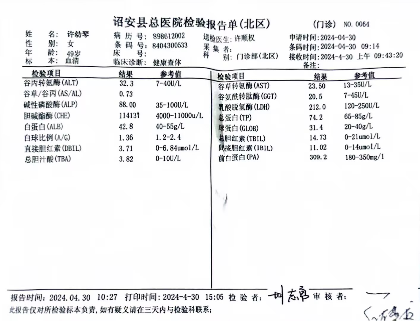 2024.4.30獲得術前三項